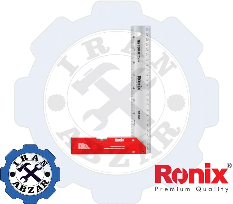 گونیا 25 سانت تراز دار رونیکس مدل RH-9725 — تصویر ۴