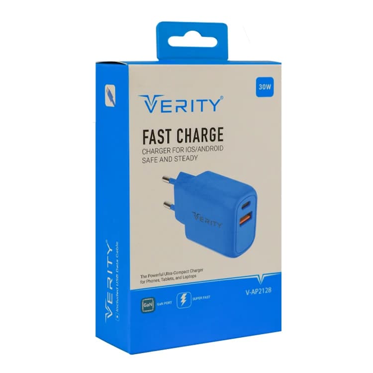 شارژر دیواری VERITY مدل 2128 فست شارژ