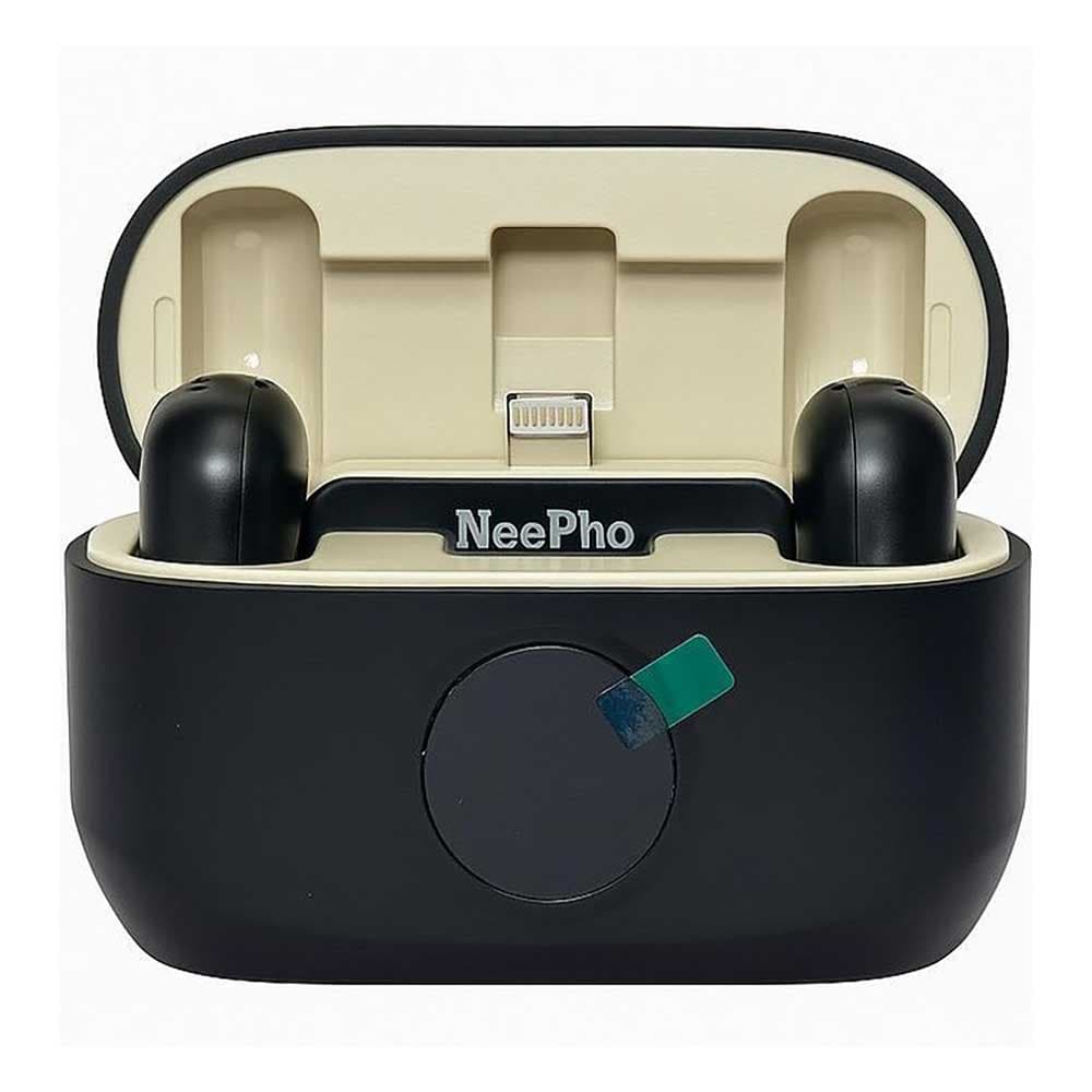 میکروفن یقه ای دوکاربره وایرلس NEEPHO NP-57 — تصویر ۳