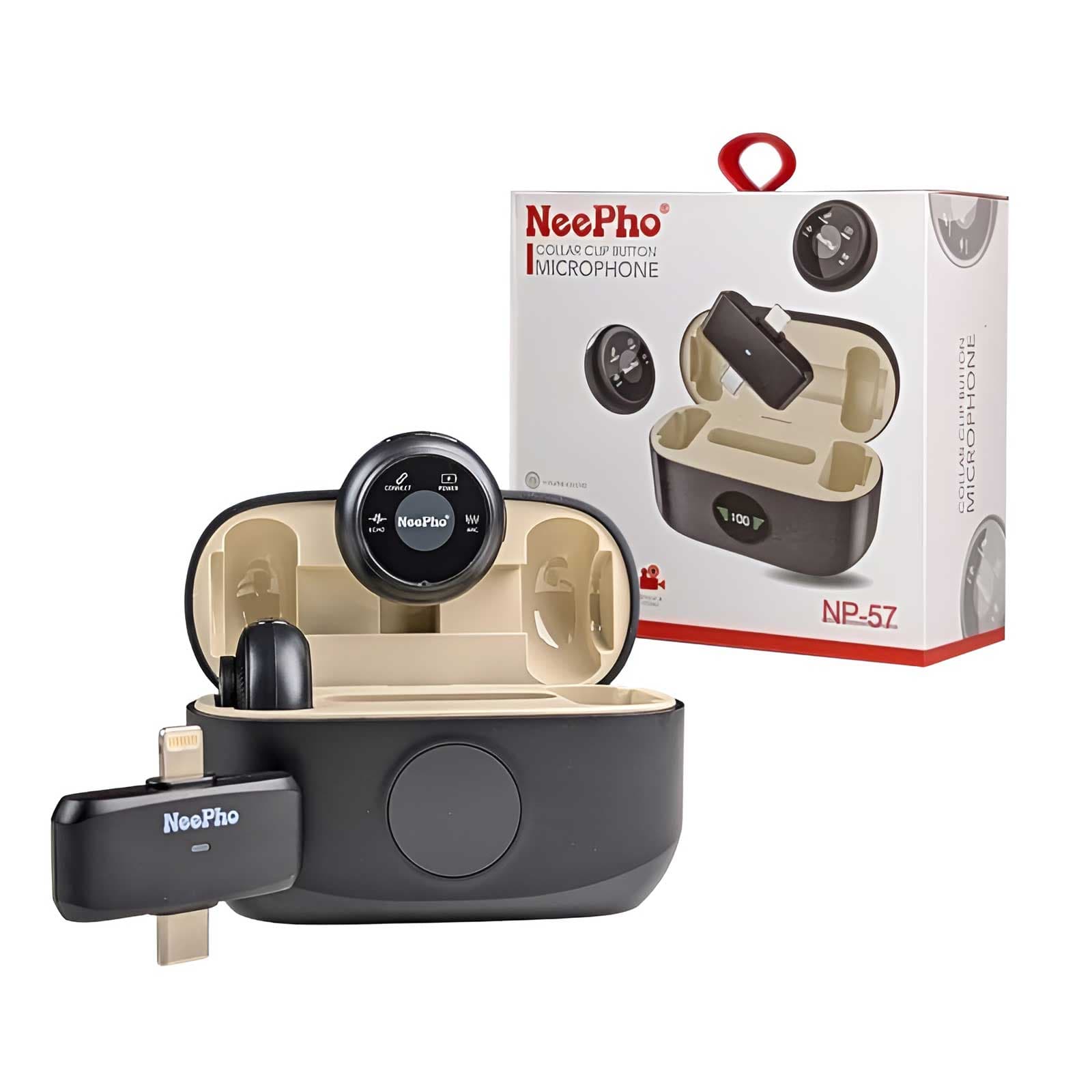 میکروفن یقه ای دو‌کاربره وایرلس NEEPHO NP-57