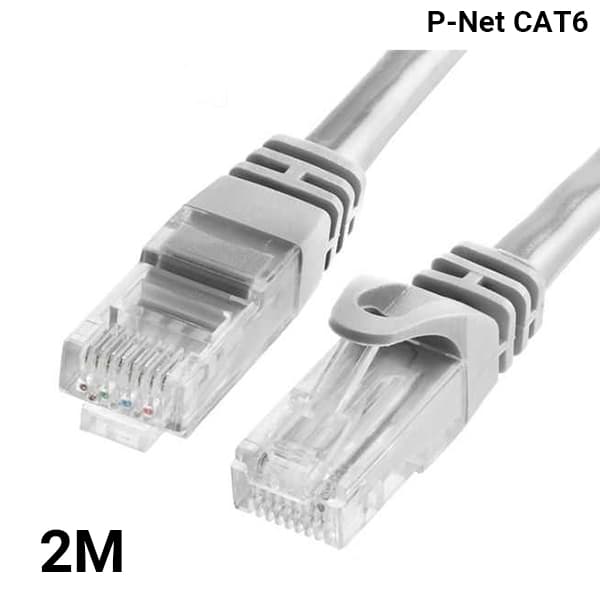کابل شبکه 2 متری CAT6 پی نت