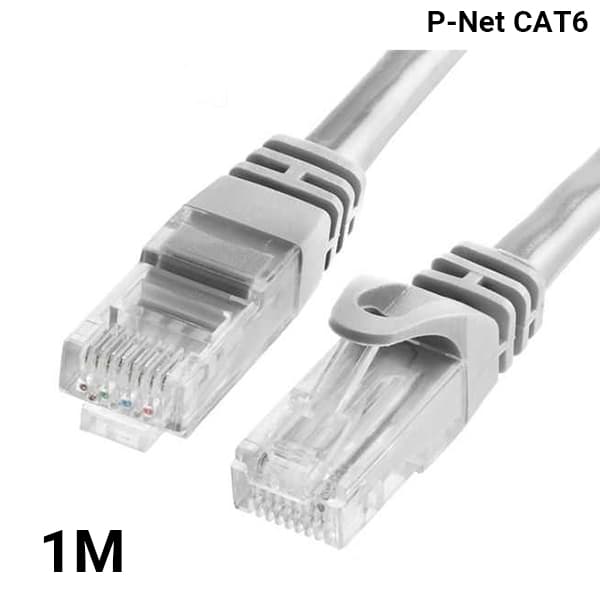 کابل شبکه 1 متری CAT6 پی نت
