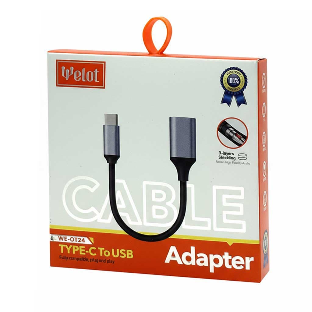 مبدل OTG USB 3.0 Type-C ویلوت WELOT WE-OT24