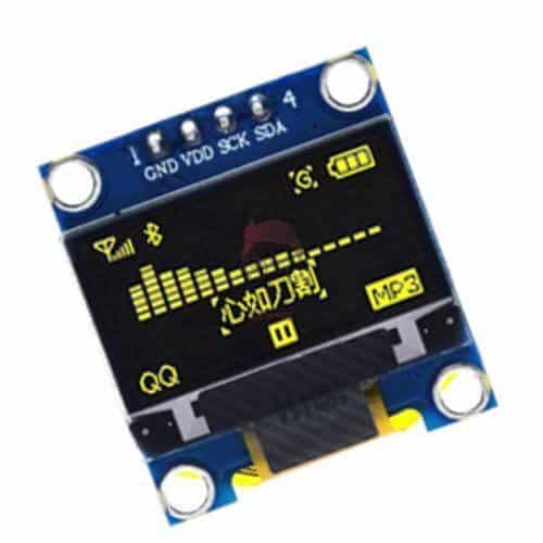 نمایشگر 0.96 OLED YEALLOW