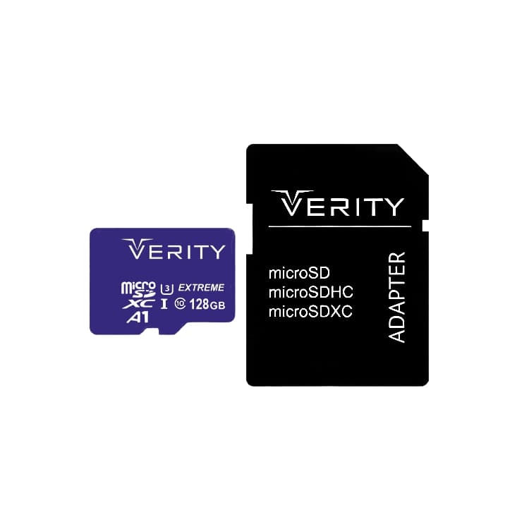 کارت حافظه microSDXC وریتی مدل Extreme 533x کلاس 10 استاندارد UHS-I U3 سرعت 80MBs ظرفیت 128 گیگ آداپتور دار — تصویر ۲