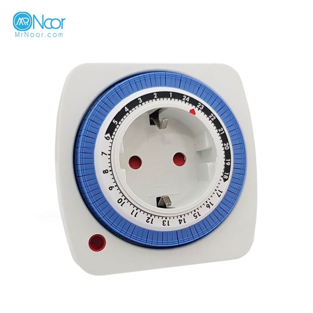 تایمر برق پریزدار 24 ساعته آنالوگ مدل TG-28A