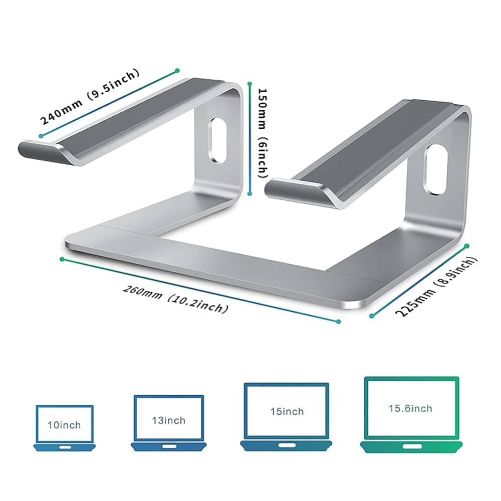 استند آلومینیومی لپ تاپ تاپ L210