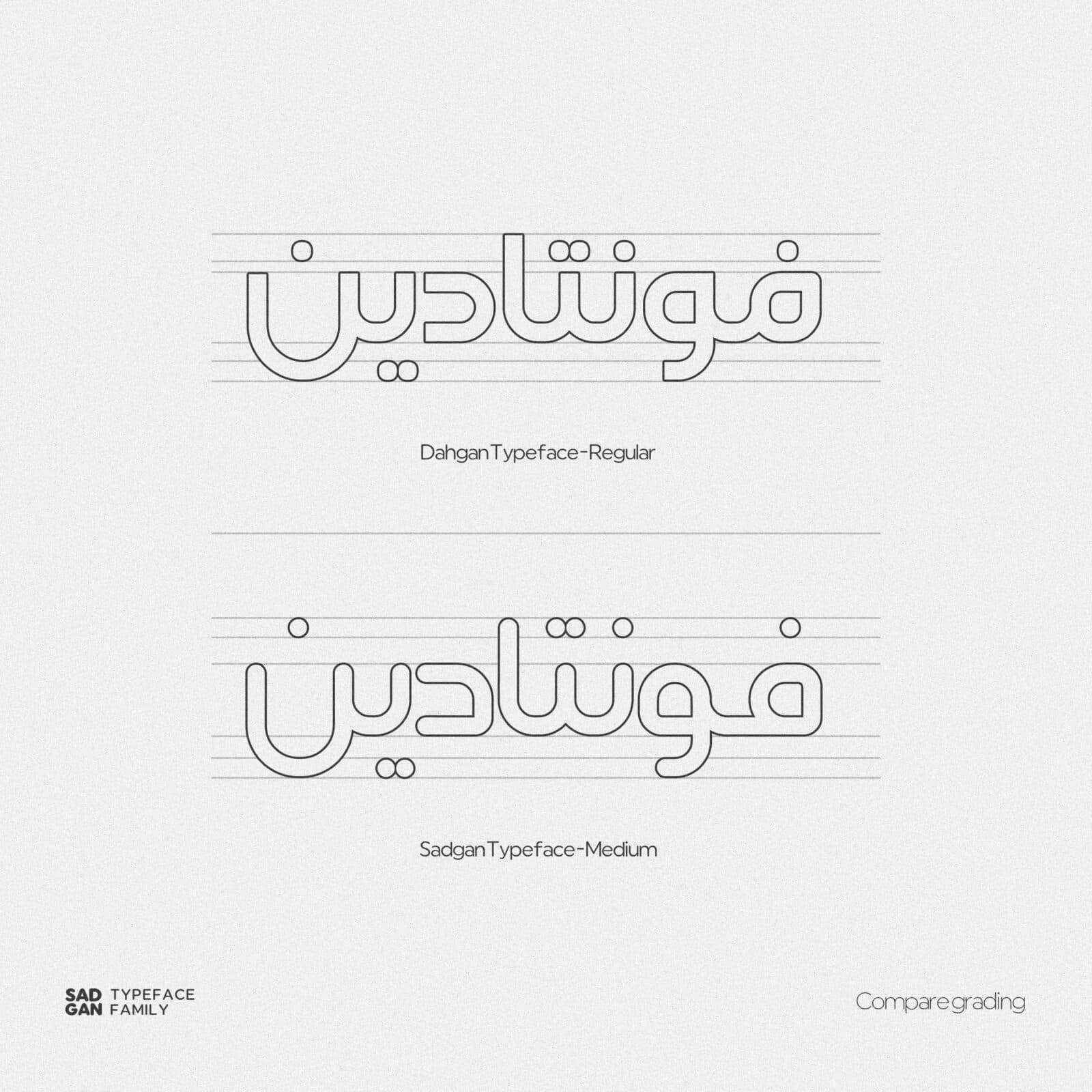 تایپ فیس صدگان — تصویر ۸