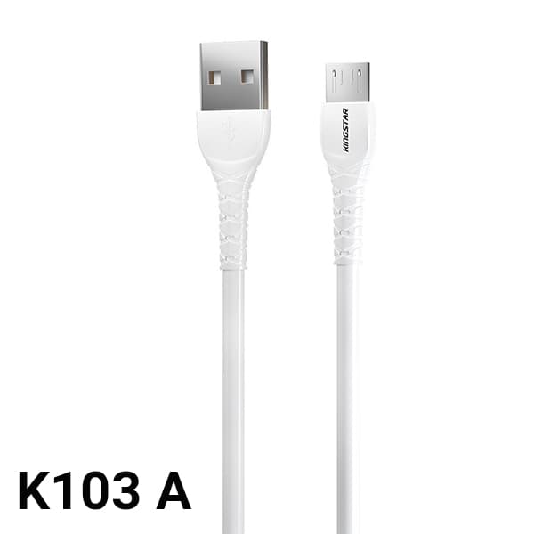 کابل شارژ 1.1 متری Micro USB کینگ استار K103 A