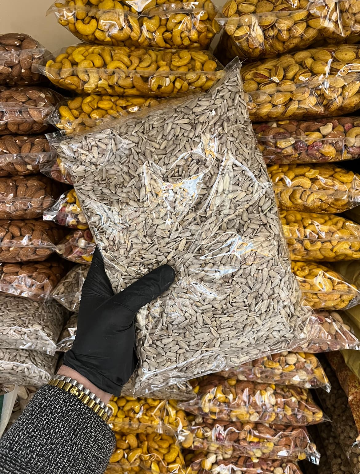 مغز تخمه آفتابگردان خام 1 کیلویی