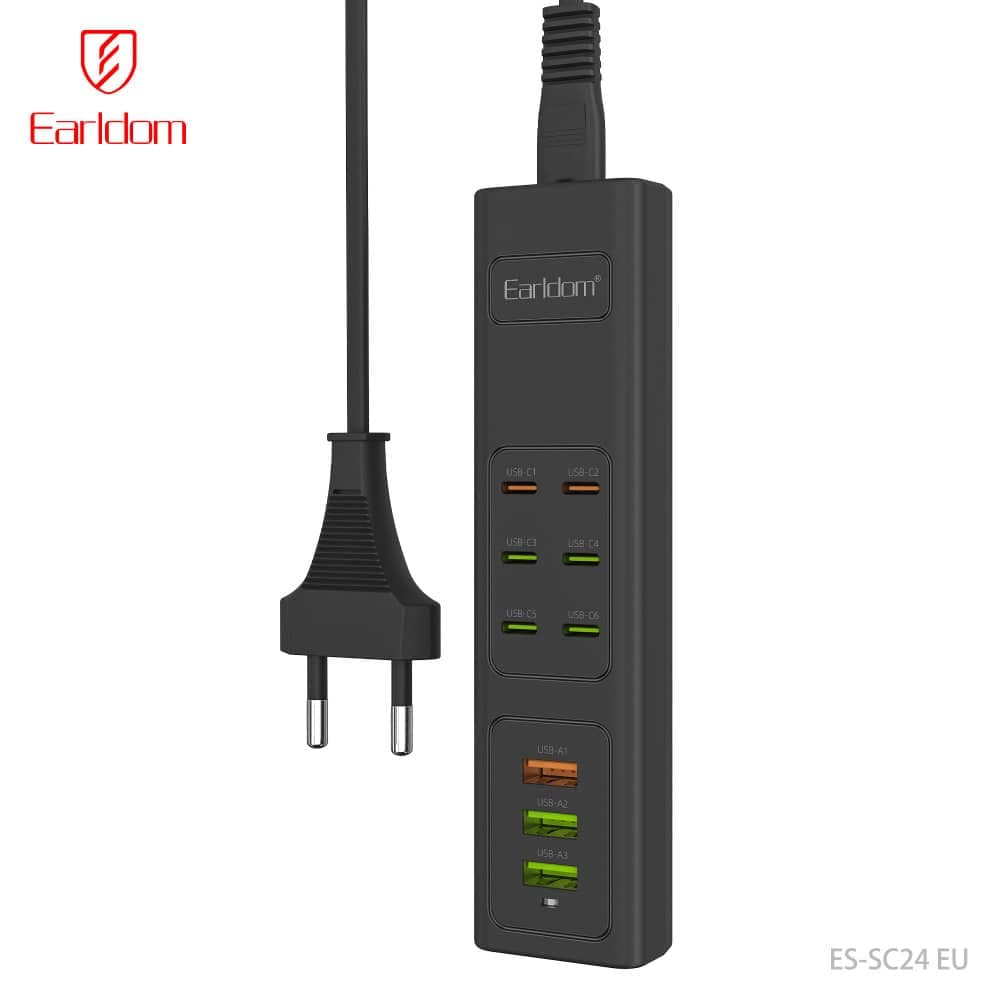 رابط شارژر USB/USB-C مدل EARLDOM ES-SC24