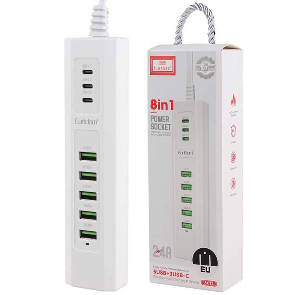 رابط شارژر USB/USB-C مدل EARLDOM ES-SC12