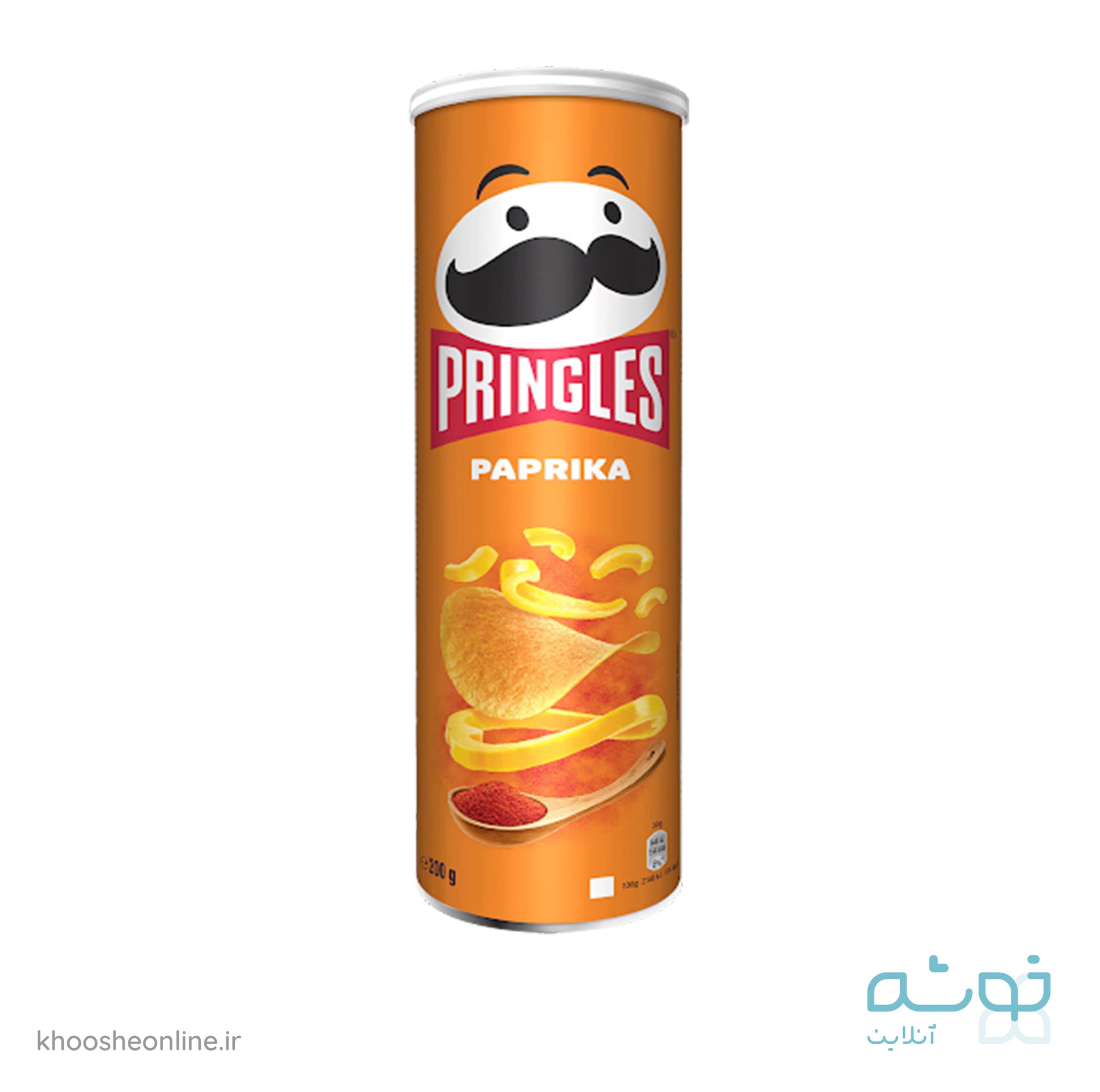 چیپس 165 گرمی پرینگلز پاپریکا PRINGLES PAPRIKA155