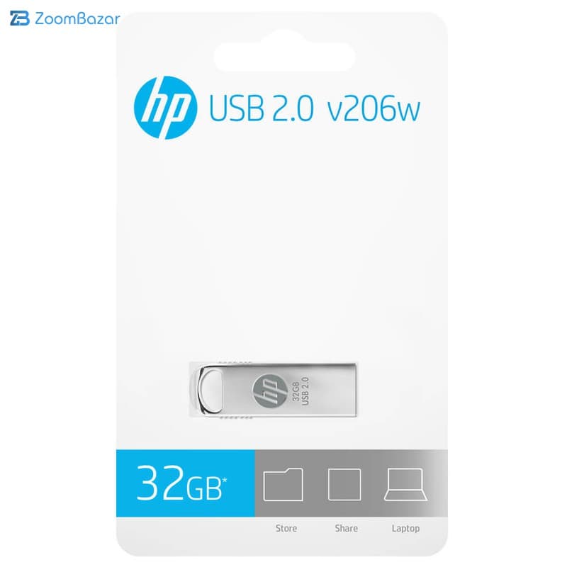 فلش مموری اچ پی مدل V206w ظرفیت 32 گیگابایت — تصویر ۵