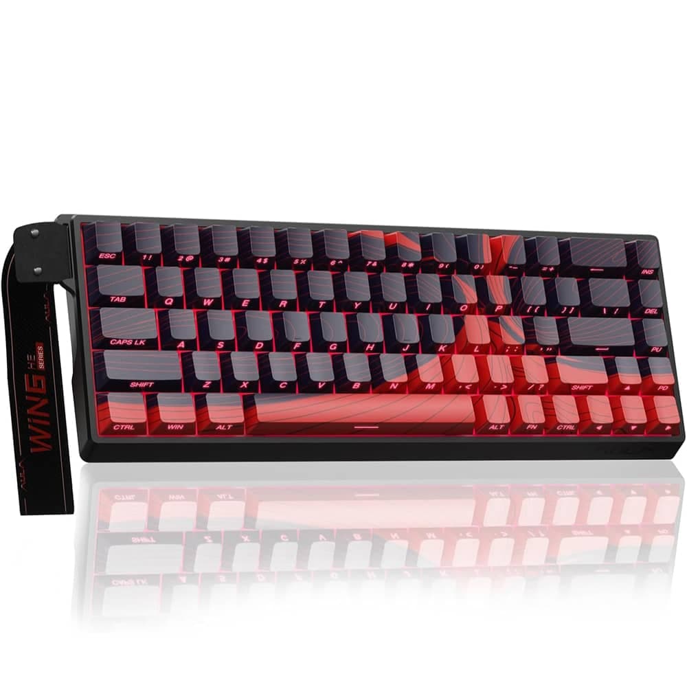 کیبورد مکانیکال AULA WIN 60 HE MAX ( رنگ کلید مشکی PBT ) سوییچ WIN CHUN MAGNETIC