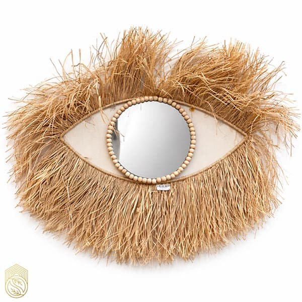 دیوارکوب رافیا مدل چشم sh504