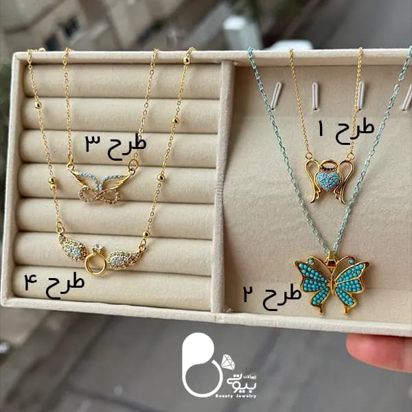 گردنبند میناکاری حراجی — تصویر ۲