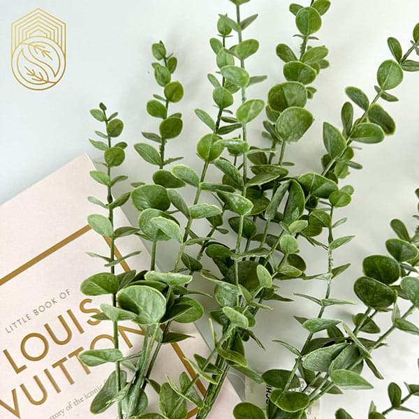 گل مصنوعی دکوری و تزیینی مدل اکالیپتوس sh419