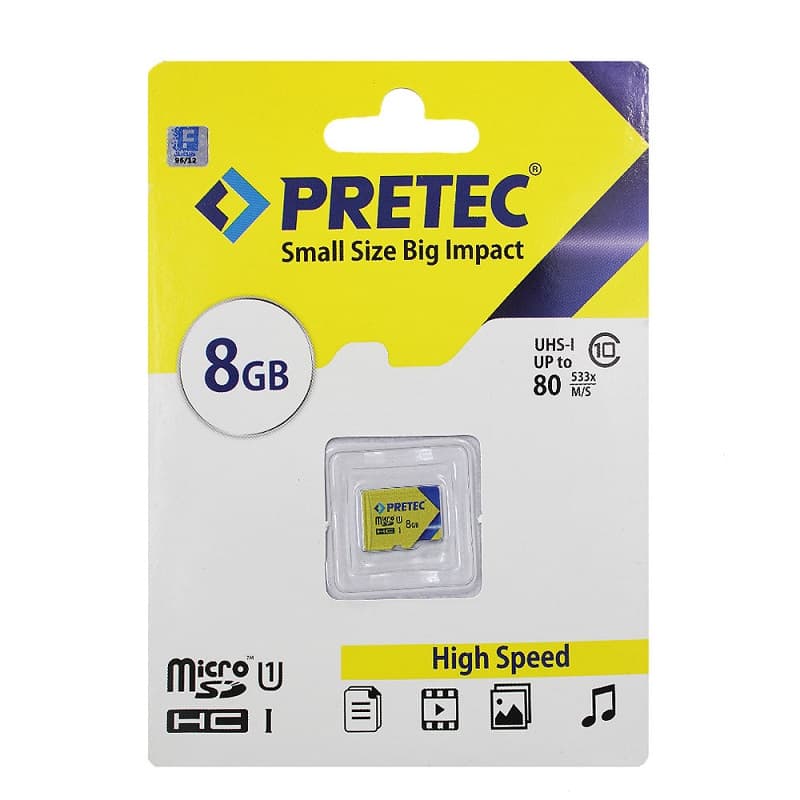 کارت حافظه پرتک مدل micro ظرفیت 8 گیگابایت — تصویر ۲