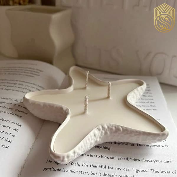 شمع اسانس دار مدل ستاره sh407
