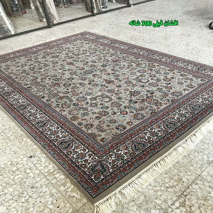 فرش کاشان طرح افشان ۷۰۰ شانه فیلی — تصویر ۲