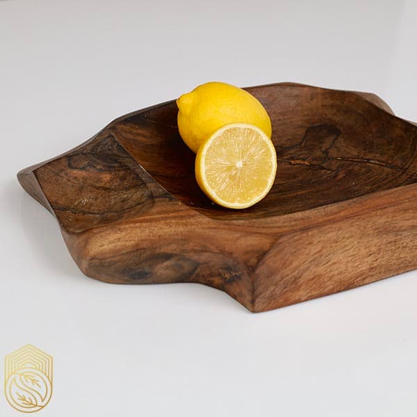 ظرف چوبی دستساز روستیک پذیرایی sh382