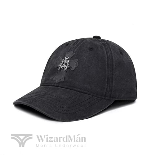 کلاه کپ (لبه دار) کروم هارتز Chrome Hearts بیسیک تک رنگ اورجینال وارداتی — تصویر ۳