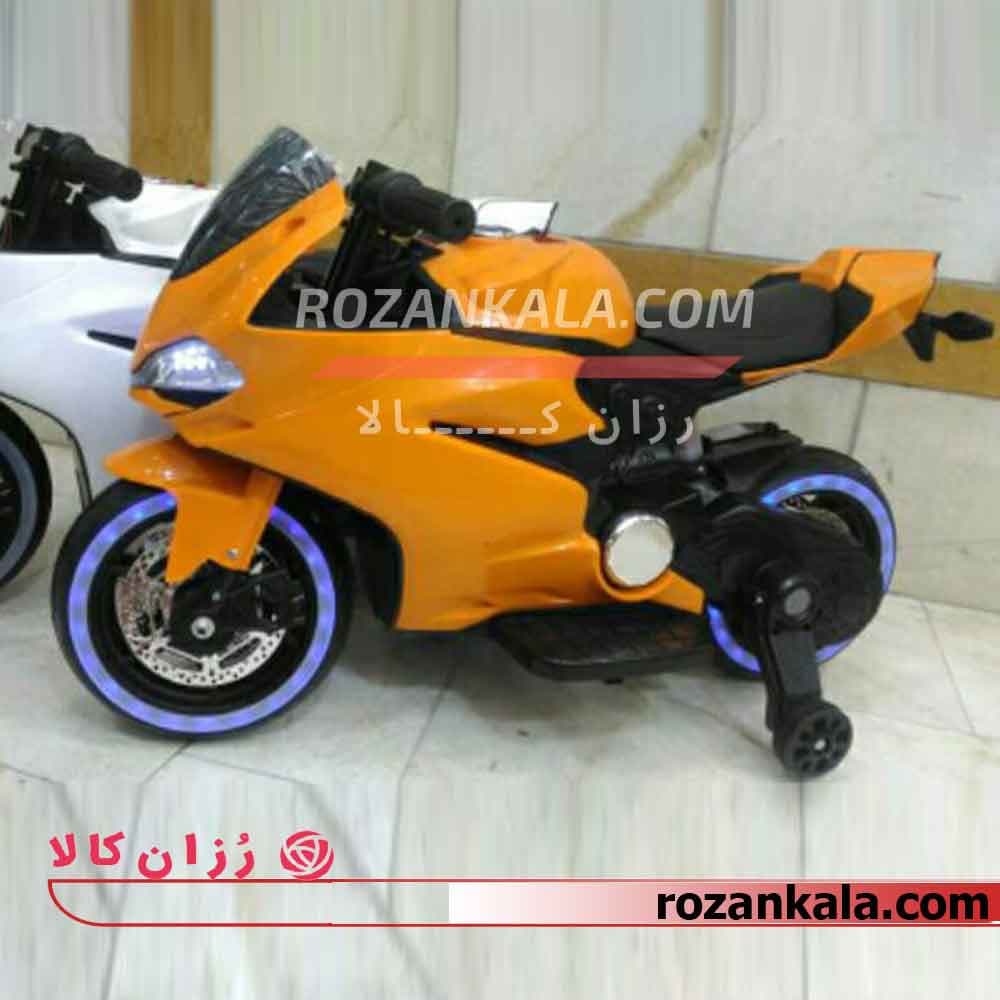 موتور شارژی بی ام و BMW ریس مدل 8728 (نارجی و سفید)