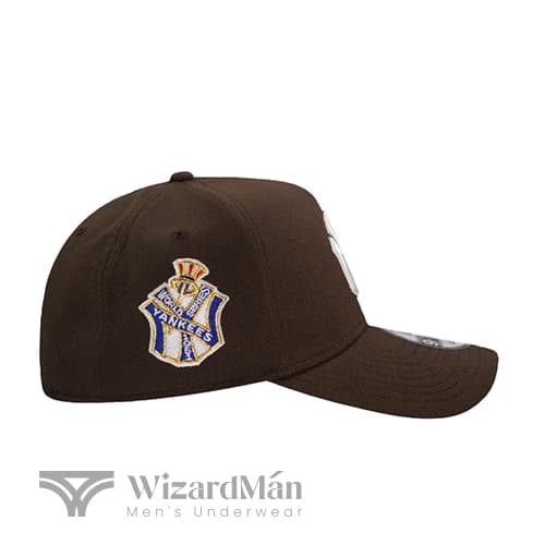 کلاه کپ (لبه دار) نیو ارا New Era مدل New York Yankees 9FORTY Adjustable قهوه ای — تصویر ۲