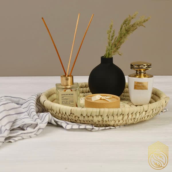 سینی حصیری ساده گرد sh399