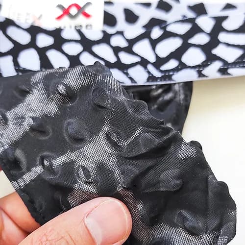 شورت مردانه فانتزی پشت باز 2 بند جاک استرپ XUBA حریر پلنگی — تصویر ۴
