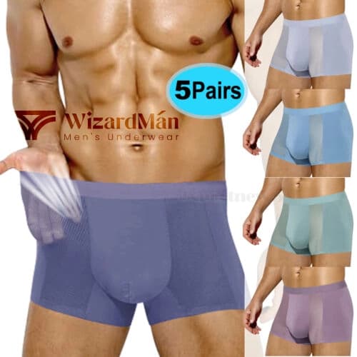 شورت مردانه ابریشم تنفسی پارچه مشبک پادار کلوین کلاین وارداتی آنتی باکتریال — تصویر ۳
