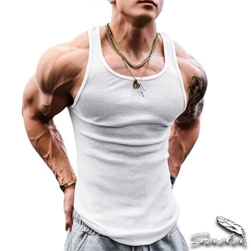 رکابی مردانه کبریتی اسپورت تنک تاپ Tank Top اورجینال سادا Sada بنگلادشی وارداتی — تصویر ۵