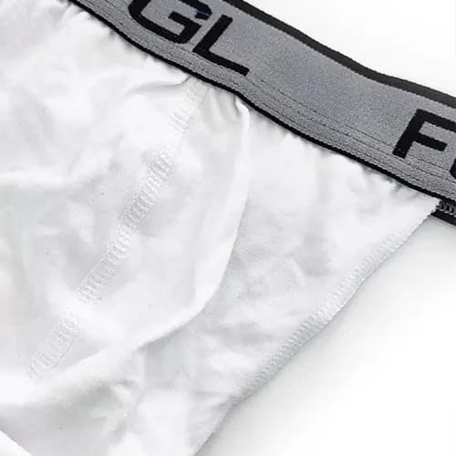 شورت مردانه لامبادا اورجینال FGL بیکینی فانتزی سفید کش پهن — تصویر ۵