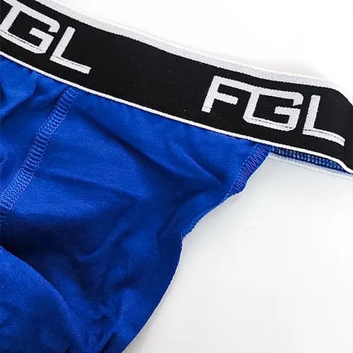 شورت مردانه لامبادا اورجینال FGL بیکینی فانتزی آبی کش پهن — تصویر ۵