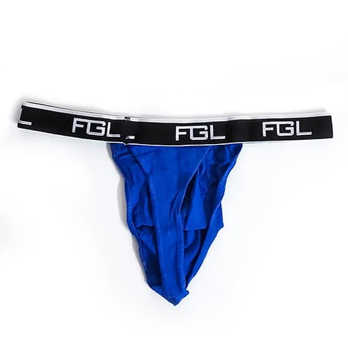 شورت مردانه لامبادا اورجینال FGL بیکینی فانتزی آبی کش پهن — تصویر ۲