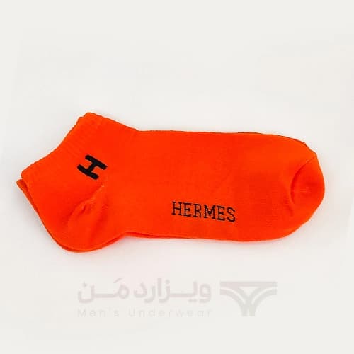 پک پرمیوم 5 تایی جوراب مچی مردانه هرمس Hermes اورجینال گلدوزی شده Premium — تصویر ۷