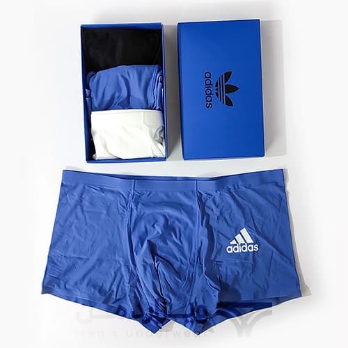 پک پرمیوم 3 تایی شورت مردانه ابریشم یخی آدیداس adidas اورجینال باکسر بریف Premium — تصویر ۴