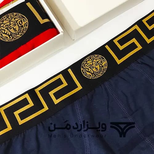 پک پرمیوم 3 تایی شورت مردانه ورساچ Versace اورجینال اسلیپ Premium — تصویر ۷