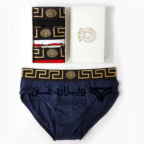 پک پرمیوم 3 تایی شورت مردانه ورساچ Versace اورجینال اسلیپ Premium — تصویر ۶