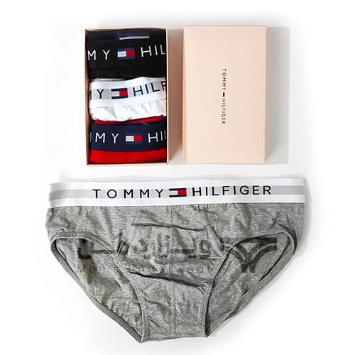 شورت مردانه تامی هیلفیگر Tommy Hilfiger اورجینال اسلیپ Premium طوسی