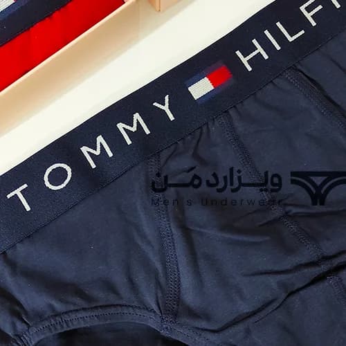 شورت مردانه تامی هیلفیگر Tommy Hilfiger اورجینال اسلیپ Premium سرمه ای — تصویر ۳