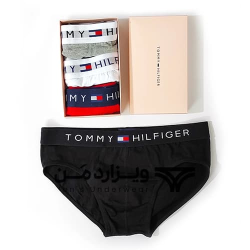 پک پرمیوم 3 تایی شورت مردانه تامی هیلفیگر Tommy Hilfiger اورجینال اسلیپ Premium — تصویر ۴