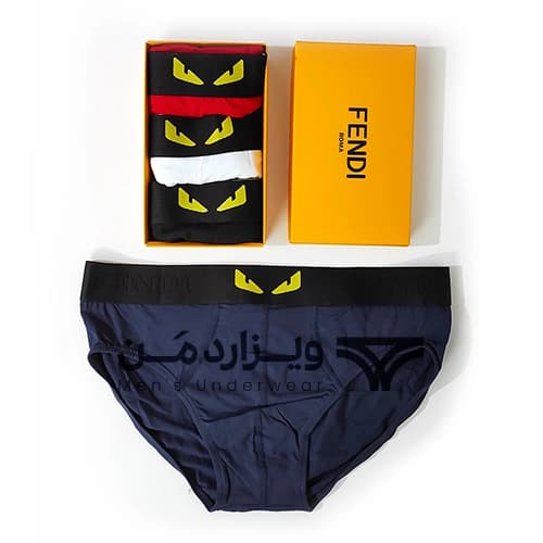 پک پرمیوم 3 تایی شورت مردانه فندی Fendi اورجینال اسلیپ Premium — تصویر ۷