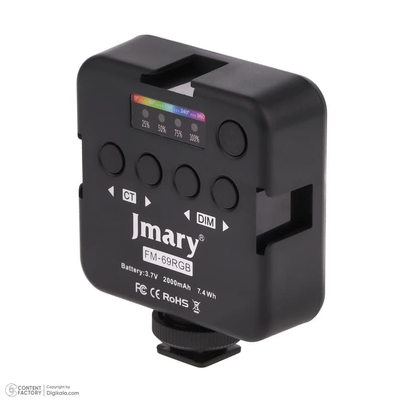 نور ثابت LED جیماری RGB مدل FM-69RGB — تصویر ۴