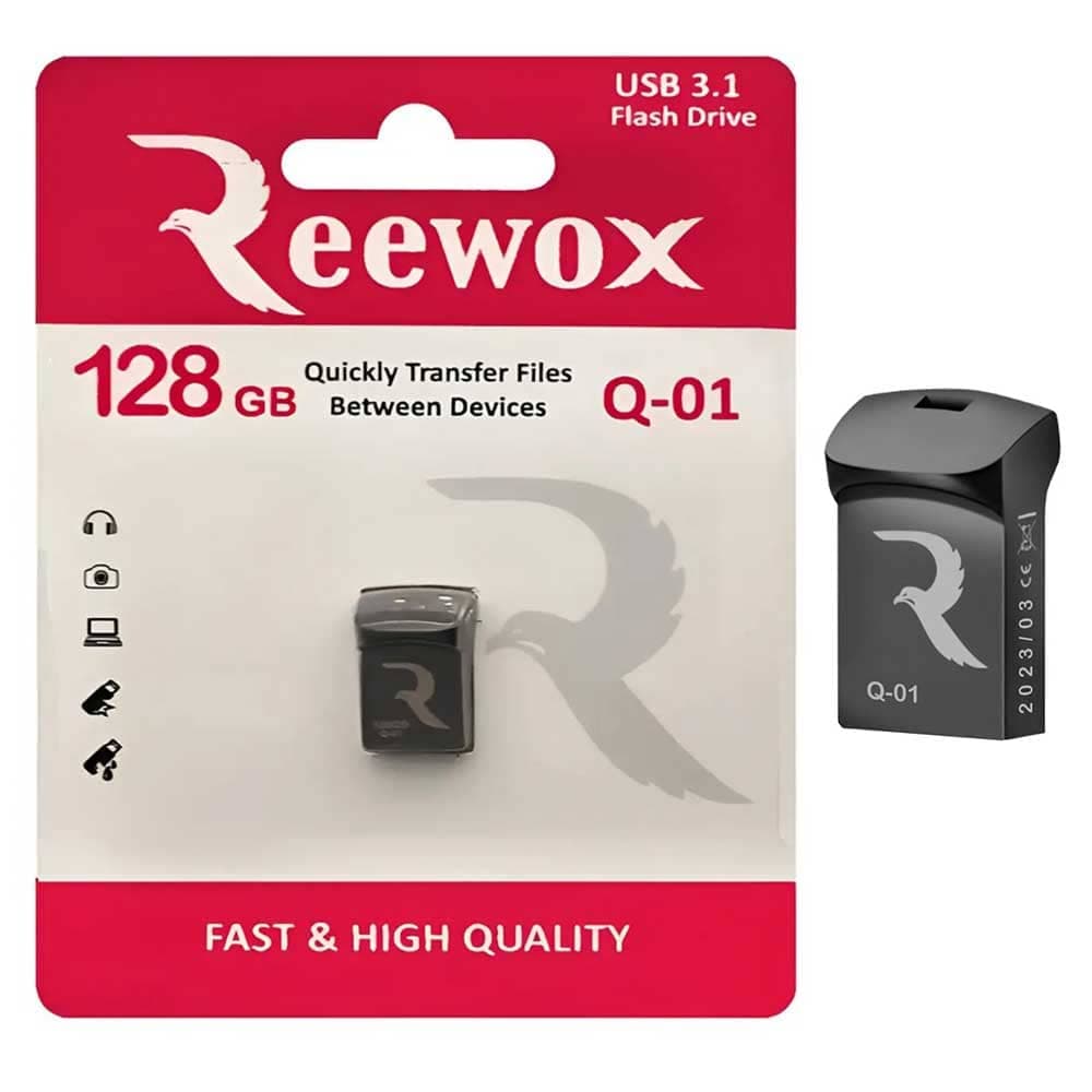 فلش مموری Reewox Q-01 USB 3.2 128GB — تصویر ۲
