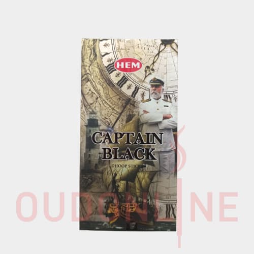 عود خوشبو کننده دوپ هم HEM مدل کاپیتان بلک Captain black