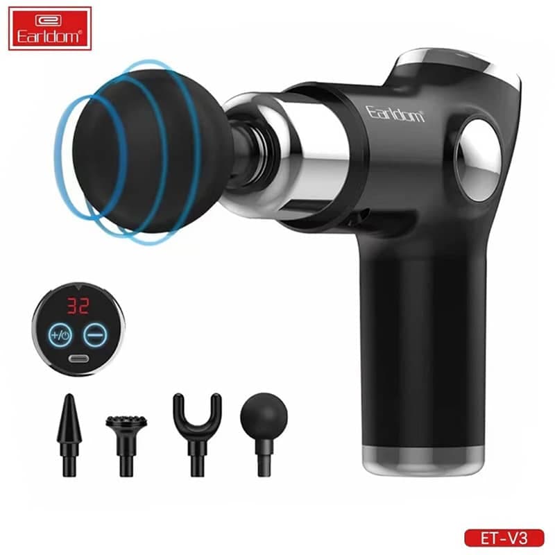 ماساژور دستی تفنگی ارلدم EARLDOM Mini Massage Gun ET-V3
