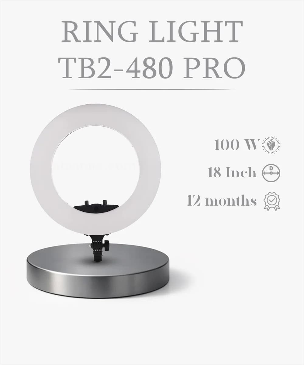رینگ لایت تی بی تو | Ring Light Tb2 – J.T480PRO(اصل + گارانتی) — تصویر ۳