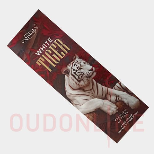 عود خوشبو کننده شاخه ای میصباح Misbah مدل وایت تایگر (ببر سفید) White tiger